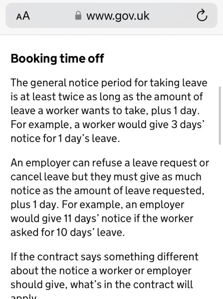 To be told to come in when AL agreed and booked?