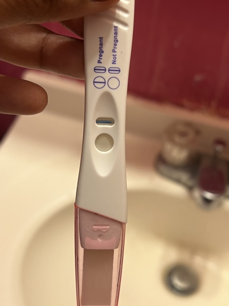 dark THIN blue line positive test result?