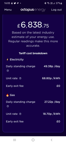 Just had an offer from Octopus