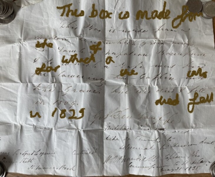 Can you help me decipher this old note please?