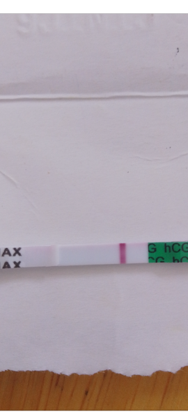 Very faint positive or neg 