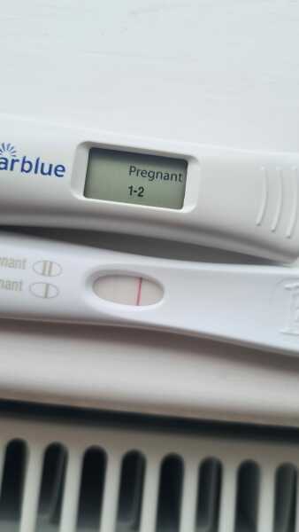 V faint Positive frer and clearblue (not digi) but neg clear clear blue digi