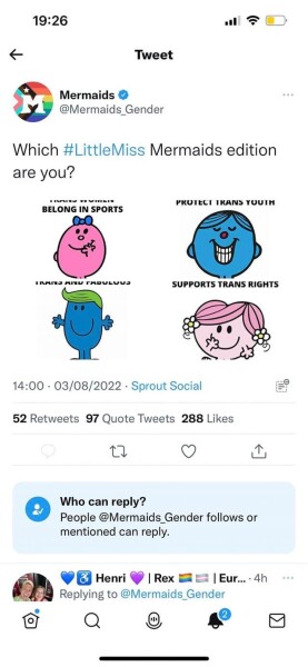 Are Mr Men endorsing Mermaids?