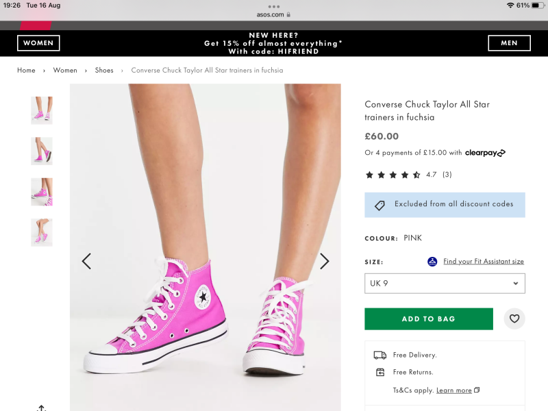 To think it's not unusual for a woman to have size 42+ feet ...