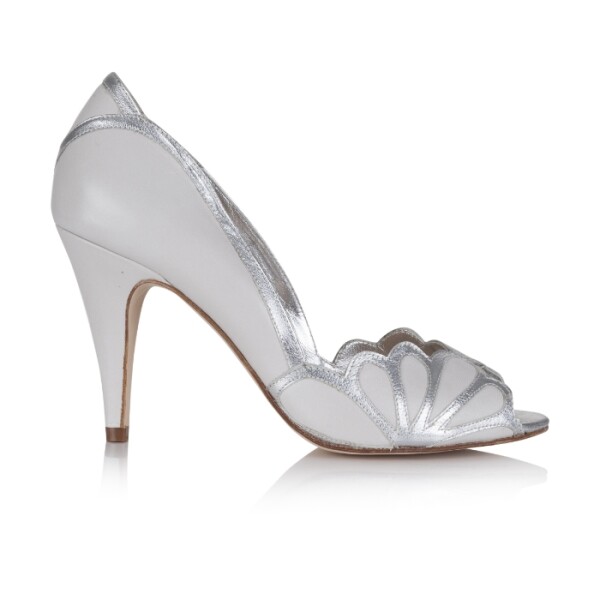 Grey shoes - Ivory Dress