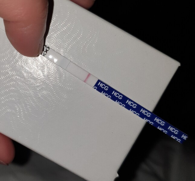 12 dpo. Anyone see a v faint line please?!