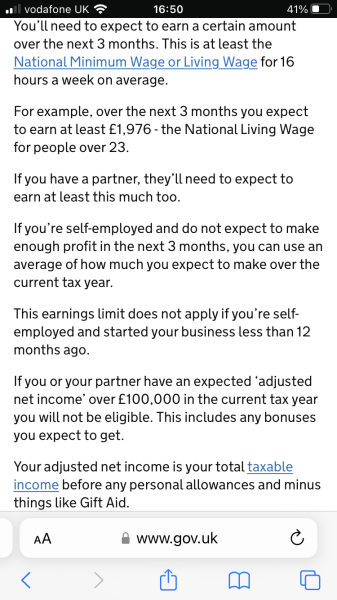 Self Employed - 30 Free Hours