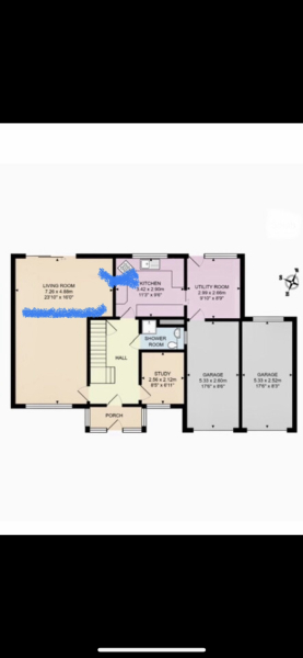 Dividing long living room? 