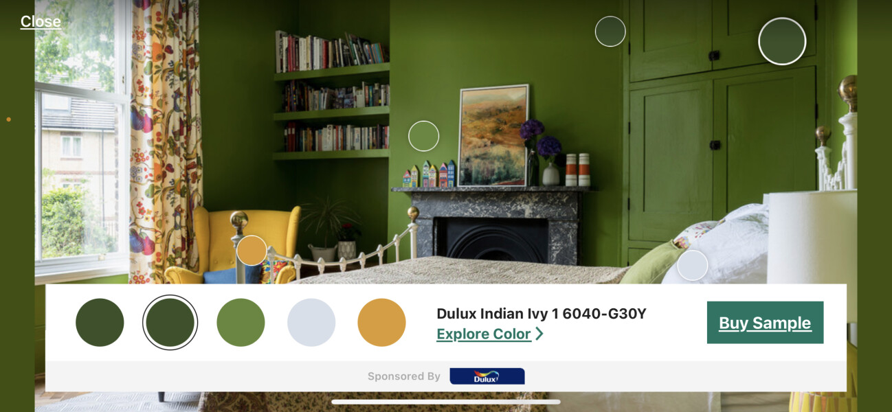 Help me find this lovely green paint!