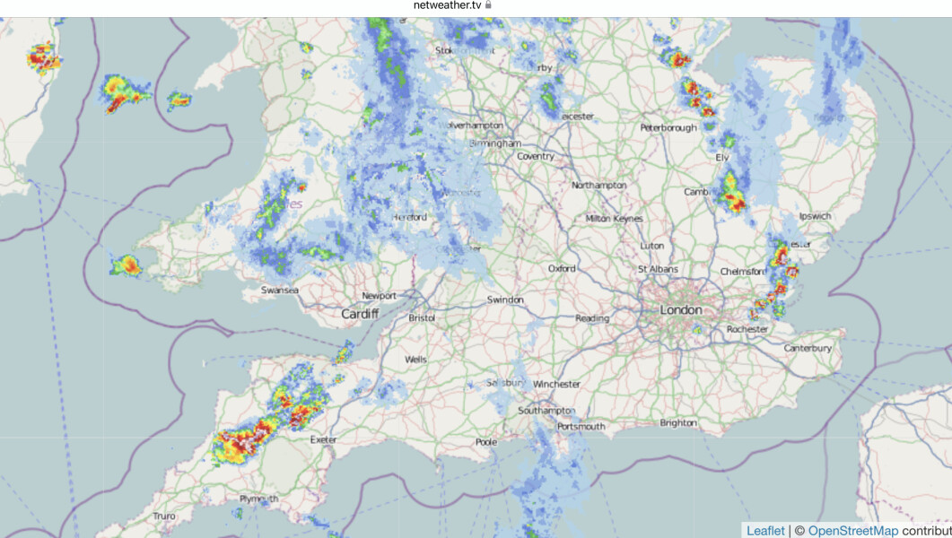 Thunderstorm warnings.