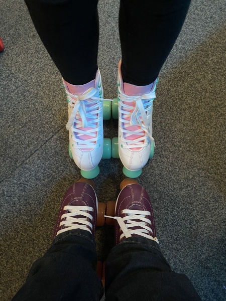 To want to talk about roller skating!