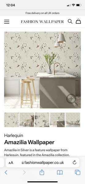 Have you got wallpaper in your kitchen? - any ideas would be fantabulous 