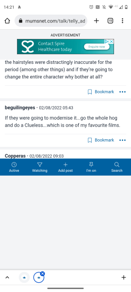 Bottom of screen bar is floating