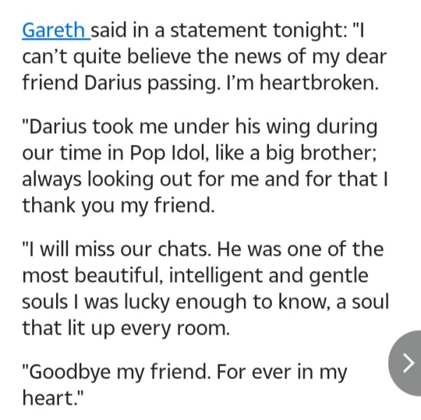 Darius pop idol