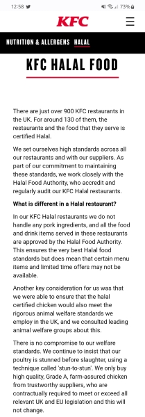 To not want to eat halal meat?