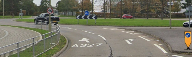 Who was in the right lane? Picture included