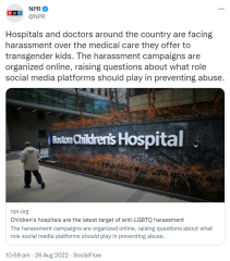 Boston Children's Hospital receives bomb threat after being "targeted" by Libs Of Tik Tok