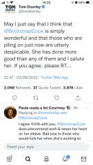 Jack monroe challenged on twitter