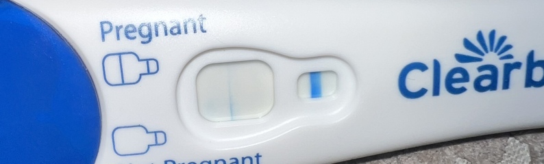 10dpo- faint line or indent?