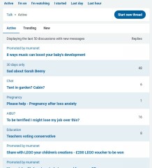 Mumsnet Talk re-platforming - Known issues update 