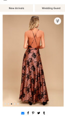 To wear this to a wedding 