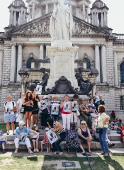 To show you what a few traffic-stopping Mumsnetters got up to in the sun today?