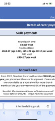 Fostering allowances