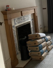 Renovating fireplaces - but what colour walls?