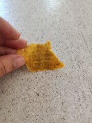 Tesco tortilla chips. Was this stepped on?
