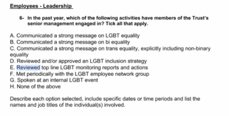 Is this legal? Barts Health NHS recruiting for a director of Operations who identifies as female
