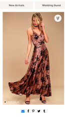 To wear this to a wedding 