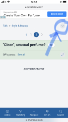 "Clean", unusual perfume? 