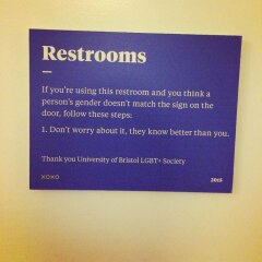 "Do you feel like someone is using the 'wrong' bathroom?" twitter nonsense 