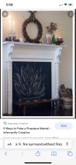 Empty fire surround - a stupid idea?