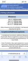 Fostering allowances