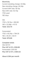 Another gas/elec one: will someone check my sums? 