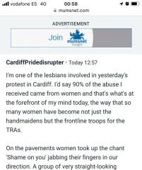 Lesbians not welcome at Gay Pride