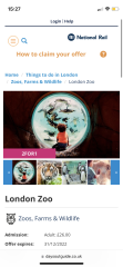 London Zoo discount code?