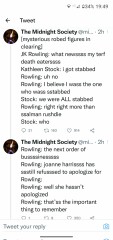 JKR receiving death threats for supporting Salman Rushdie