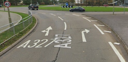 Who was in the right lane? Picture included