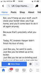 To think the police aren't fit for purpose