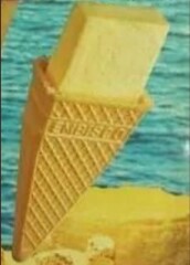 Is it weird to ask for ice cream cones to be put in a paper bag?