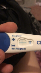 clear blue evap lines or pregnant?