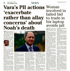 Noah Donohoe: the latest news is very bad 