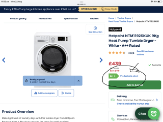 To not have known this about tumble dryers? (Fuel bill related)