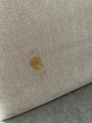 Sticky sweet stuck to sofa