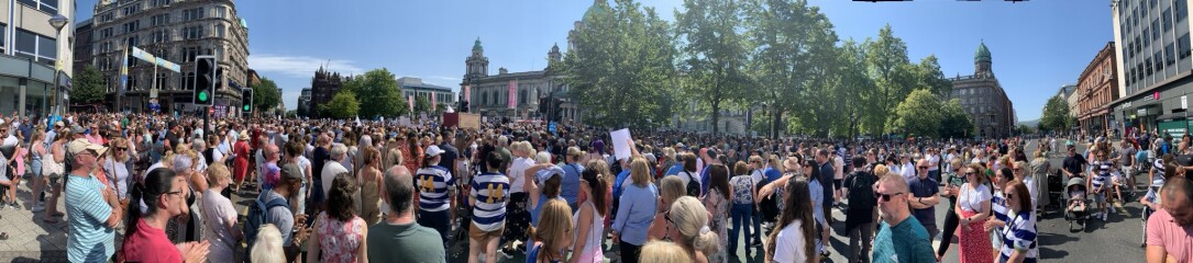 To show you what a few traffic-stopping Mumsnetters got up to in the sun today?