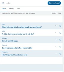 Mumsnet Talk re-platforming - Known issues update 