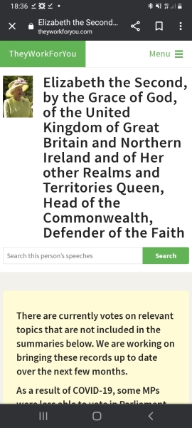 to think the Accession proclamation implies  God is British?