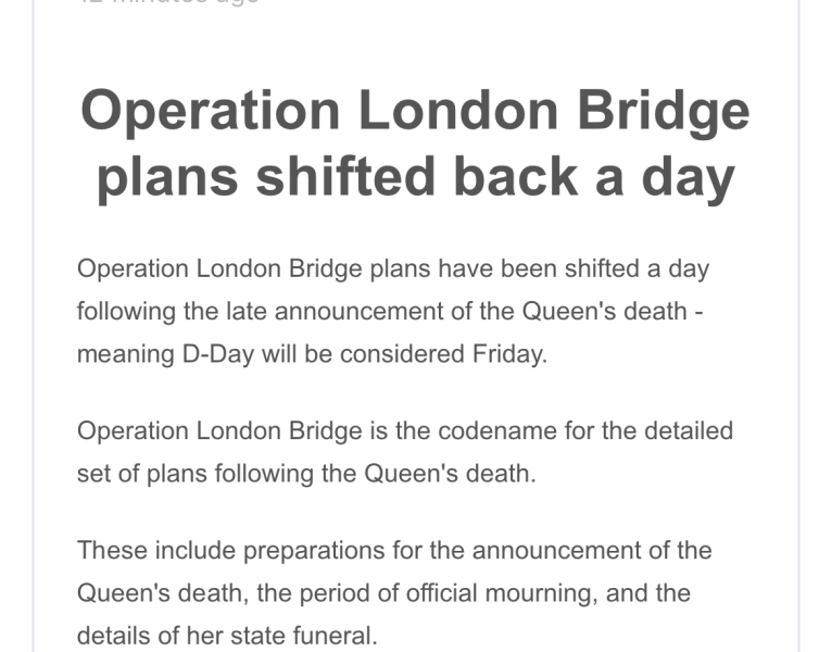 Wedding on day of Queen’s funeral!!! 